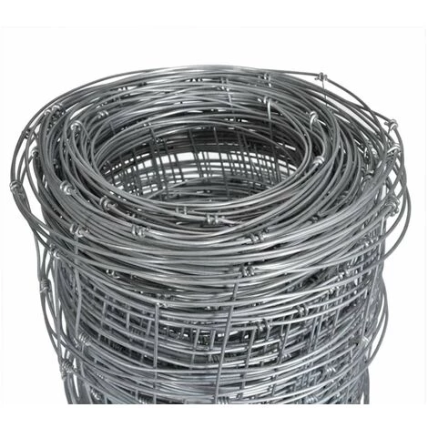 HAPPYSHOPPING Clôture De Jardin Acier Galvanisé 50x1 M Argenté 3 HAPPYSHOPPING Clôture De Jardin Acier Galvanisé 50x1 M Argenté – Image 3