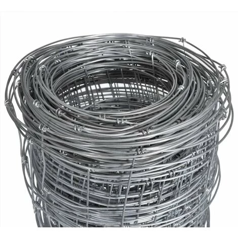 HAPPYSHOPPING Cloture De Jardin Acier Galvanise 50x1,5 M Argente 3 HAPPYSHOPPING Cloture De Jardin Acier Galvanise 50x1,5 M Argente – Image 3