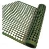 NATURE Grillage Pour Parterre - HDPE Vert - Maille Rectangle 20x30 Mm - 0,5x3 M