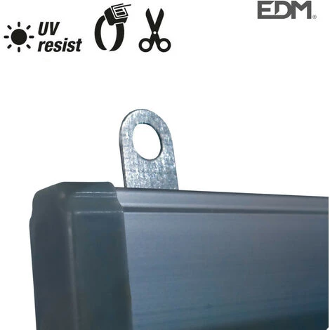 Rideau De Porte Fleurs En Plastique 90x210cm 33 Lanières Edm 2 Rideau De Porte Fleurs En Plastique 90x210cm 33 Lanières Edm – Image 2