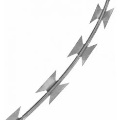 HAPPYSHOPPING Concertina Barbed Wire Galvanized Razor NATO BTO-22 100m -Grillage et accessoire Soldes 42091439 5