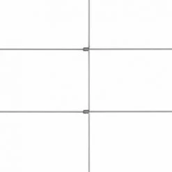 Topdeal Clôture De Jardin Acier Galvanisé 50 M 150 Cm Argenté FF149506_FR -Grillage et accessoire Soldes 43146400 4