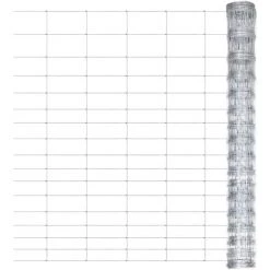 VidaXL Clôture De Jardin Acier Galvanisé 50x0,8 M Argenté - Argent