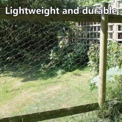 Grillage à Poule Grillage Pour Jardin Clôture En Métal Galvanisé Maille Hexagonal Cloture Pour Jardin Poulailler Barrière 35cm*4 M Fontainebleau Argent -Grillage et accessoire Soldes 45642523 5
