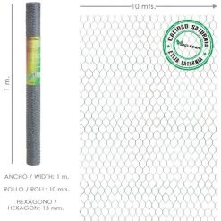 AFT Treillis Triple Torsion 13/100 Cm. Rouleau 10 Mètres Usage Domestique