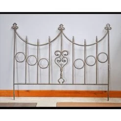 LA GRANDE PRAIRIE Barrière Jardin Fer Coeurs 73x90cm - Gris Patiné -Grillage et accessoire Soldes 49607234 4