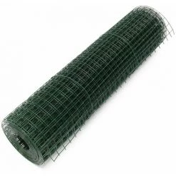 HELLOSHOP26 Grillage Aviaire 4 Coins Avec Maille 25 X 25 Mm 100 Cm X 10 M Vert - Vert