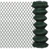 YOUTHUP Clôture à Mailles Losangées Acier Galvanisé 1x25 M Vert - Vert