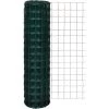 YOUTHUP Clôture Euro Acier Protection Ordinaires Pour La Volaille,les Chiots Ou Les équipements Dans Le Jardin,l'industrie,la Ferme 10 X 1,5 M Vert - Vert