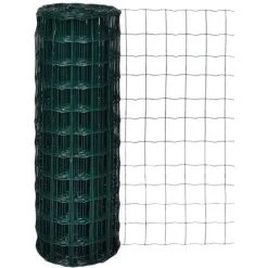 YOUTHUP Clôture Euro Acier 10 X 1,7 M Vert - Vert