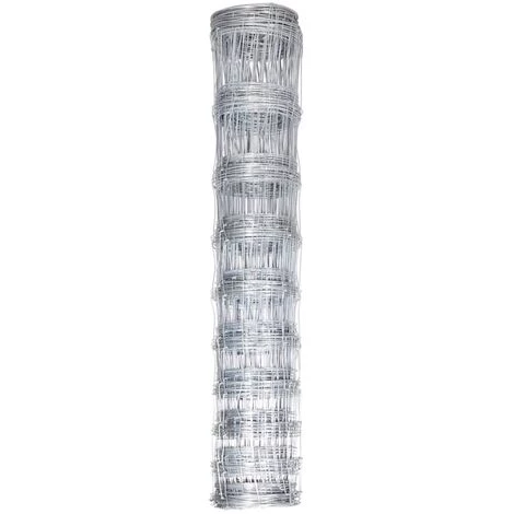 YOUTHUP Clôture De Jardin Acier Galvanisé Argenté 50x1 M - Argent 2 YOUTHUP Clôture De Jardin Acier Galvanisé Argenté 50x1 M - Argent – Image 2