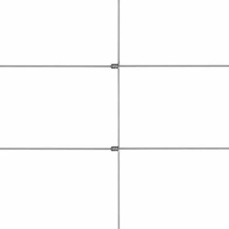 YOUTHUP Clôture De Jardin Acier Galvanisé Argenté 50x1 M - Argent 4 YOUTHUP Clôture De Jardin Acier Galvanisé Argenté 50x1 M - Argent – Image 4