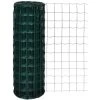 Topdeal Clôture Euro Acier 10 X 1,7 M Vert