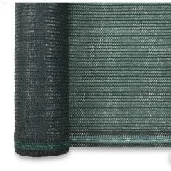 Topdeal Clôture De Tennis PEHD 1 X 25 M Vert -Grillage et accessoire Soldes 52091400 4