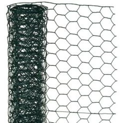 NATURE Maille Hexagonale En Acier Galvanisé Plastifié Vert - Ø 25 Mm - 1x10 M