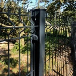 EASYCLOTURE Poteau En Acier Easy Pro Clip Hauteur : 1.70 Mètre Noir -Grillage et accessoire Soldes 53323589 3