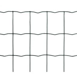 LITZEE Clôture Euro Acier 25 X 1,0 M Vert # -Grillage et accessoire Soldes 53645273 4