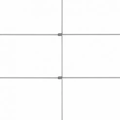 LITZEE Clôture De Jardin Acier Galvanisé 50x1 M Argenté # -Grillage et accessoire Soldes 53658901 4