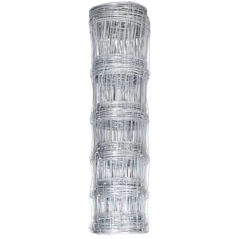 Hommoo Cloture De Jardin Acier Galvanise 50x1 M Argente 2 Hommoo Cloture De Jardin Acier Galvanise 50x1 M Argente – Image 2