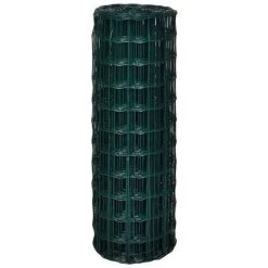 Clôture Euro Acier 10 X 1,7 M Vert VidaXL -Grillage et accessoire Soldes 5517225 3