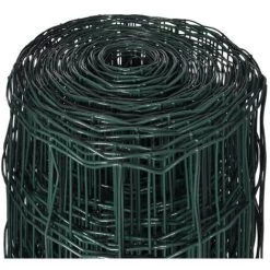 Clôture Euro Acier 10 X 1,7 M Vert VidaXL -Grillage et accessoire Soldes 5517225 4