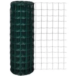 VidaXL Clôture Euro Acier 10 X 1,7 M Vert - Vert