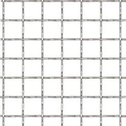 INLIFE Clôture De Jardin Sertie Acier Inoxydable 50x50 Cm 11x11x2 Mm