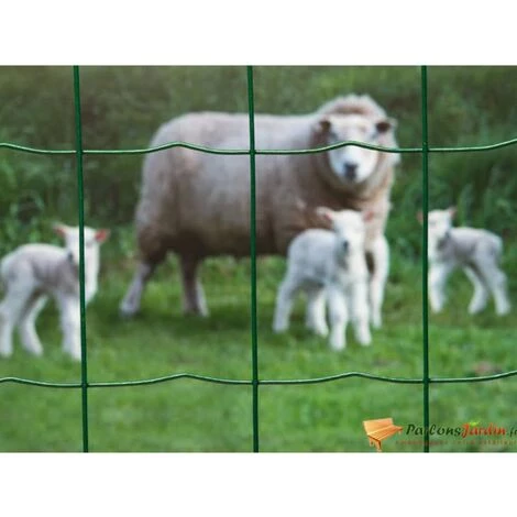 Nature Treillis Rectangulaire 1x10 M Acier Enduit De Plastique Vert - Vert 3 Nature Treillis Rectangulaire 1x10 M Acier Enduit De Plastique Vert - Vert – Image 3