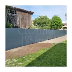 CLOTURE & JARDIN Kit Clôture Aluminium Gris Anthracite 2M - Plein - 1,80 Mètre - Gris Anthracite (RAL 7016) -Grillage et accessoire Soldes 58189607 4