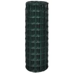 INLIFE Clôture Euro Acier 10 X 1,0 M Vert -Grillage et accessoire Soldes 58274262 3