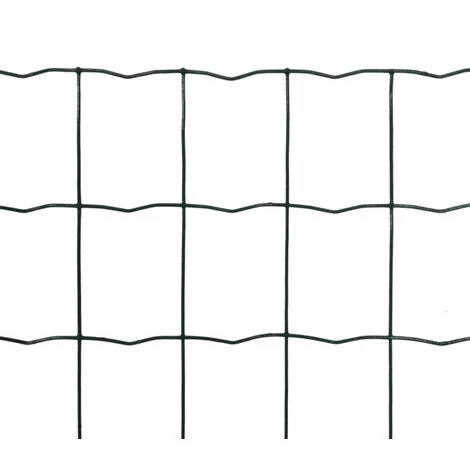 INLIFE Clôture Euro Acier 10 X 0,8 M Vert 2 INLIFE Clôture Euro Acier 10 X 0,8 M Vert – Image 2