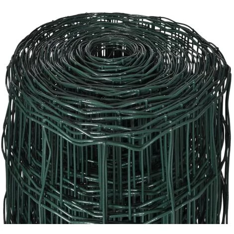 INLIFE Clôture Euro Acier 10 X 0,8 M Vert 4 INLIFE Clôture Euro Acier 10 X 0,8 M Vert – Image 4