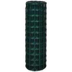 INLIFE Clôture Euro Acier 25 X 1,2 M Vert -Grillage et accessoire Soldes 58274342 3
