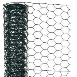 NATURE Maille Hexagonale En Acier Galvanisé Plastifié Vert - Ø 13 Mm - 50cmx5 M
