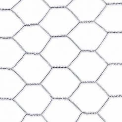 Maille Métallique Galvanisée à Triple Torsion, Carrée : 19x0,7mm / 1x10m Nortene