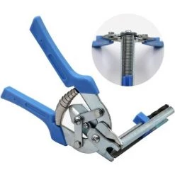 FLYME Fourni Avec 1 Clip De Porcherie Et Un Clip De Piquet, Des Piquets De Clip M Pour Cage à Oiseaux, Un Support En Treillis Métallique - Bleu -Grillage et accessoire Soldes 59713254 3