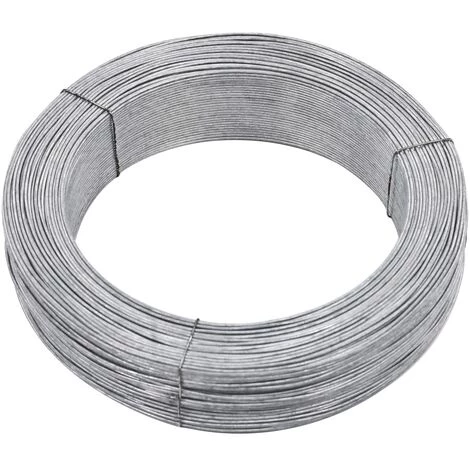 NOVA Fil Pour Clôtures 250 M En Acier Résistant à L'argent Dans Différentes Tailles Taille : 1,4 Mm 1 NOVA Fil Pour Clôtures 250 M En Acier Résistant à L'argent Dans Différentes Tailles Taille : 1,4 Mm