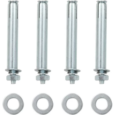 NOVA Pieds En Acier De Vitesse 115 Cm Argent Pour Panneaux Clôture Divers Morceaux Des Modèles : 2 Pcs 5 NOVA Pieds En Acier De Vitesse 115 Cm Argent Pour Panneaux Clôture Divers Morceaux Des Modèles : 2 Pcs – Image 5