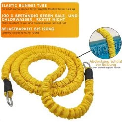 BARES Elastique De Nage Piscine, Ceinture De Natation Réglable Pour Enfants/Adultes Ceinture De Résistance à La Natation Laisse De Ceinture Pour Entraînement De Résistance En Piscine -Grillage et accessoire Soldes 60875904 3