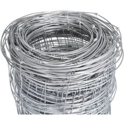 TRUE DEAL Clôture De Jardin Acier Galvanisé 50 M 150 Cm Argenté -Grillage et accessoire Soldes 61811293 3