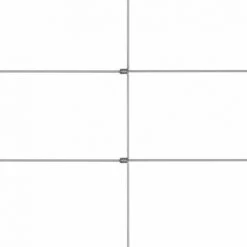 TRUE DEAL Clôture De Jardin Acier Galvanisé Argenté 50x1,2 M -Grillage et accessoire Soldes 61822537 4