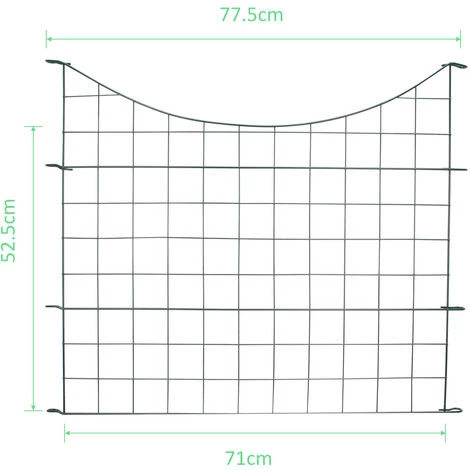 SWANEW Clôture D'étang Portail De Jardin Enclos Pour Animaux Clôture De Camping Protection D'arbre Clôture à Barreaux Clôture De Jardin 22pcs. - Vert 4 SWANEW Clôture D'étang Portail De Jardin Enclos Pour Animaux Clôture De Camping Protection D'arbre Clôture à Barreaux Clôture De Jardin 22pcs. - Vert – Image 4