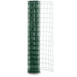 EASYCLOTURE Grillage Soudé En Rouleau 1m00 X 20m Vert Fil 2,1mm Maille 100x75 Mm