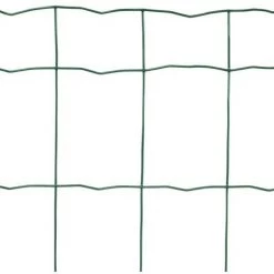 EASYCLOTURE Grillage Soudé En Rouleau 1m00 X 20m Vert Fil 2,1mm Maille 100x75 Mm -Grillage et accessoire Soldes 64562496 3