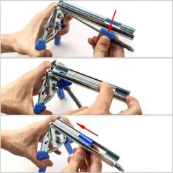 OSQI Pince De Clôture Rapide Fixant Le Treillis Métallique Fin, Pince De Serrage De Clôture De Jardin, Pince De Treillis Métallique + 600 Clips Pour Pinces De Fixation De Fil -Grillage et accessoire Soldes 65501630 4