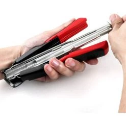 OSQI Agrafeuse De Clôture à Pince Automatique, Outil De Fixation à Pince De Type C Avec 2500 Anneaux Galvanisés Pour Cages De Clôture Pour Animaux -Grillage et accessoire Soldes 65501659 3