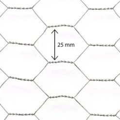 IDMARKET Grillage Pour Poules 1x25M Maille 25mm Triple Torsion Clôture Souple Jardin Animaux -Grillage et accessoire Soldes 66095649 3
