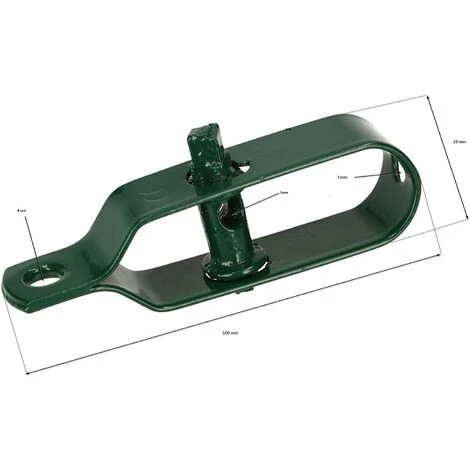 Kotarbau Tendeur De Clôture En Acier Galvanisé Laqué Et Antirouille Longueur 100 Mm Tendeur Universel Pour Fil De Clôture Convient Dans Un Jardin Ou Un Pré (1 Pièce, Vert) 2 Kotarbau Tendeur De Clôture En Acier Galvanisé Laqué Et Antirouille Longueur 100 Mm Tendeur Universel Pour Fil De Clôture Convient Dans Un Jardin Ou Un Pré (1 Pièce, Vert) – Image 2