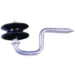 UKAL Isolateur D'angle Pour Fils Et Cordons Par 2 à Fixer Sur Piquets En Bois