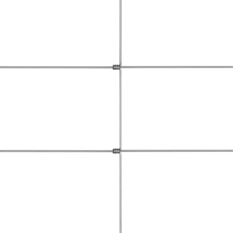 LES TENDANCES Clôture De Jardin Acier Galvanisé 50x1,6 M Argenté 4 LES TENDANCES Clôture De Jardin Acier Galvanisé 50x1,6 M Argenté – Image 4